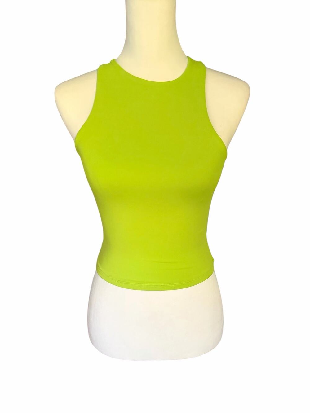 Express Body Contour Green Tank XXS